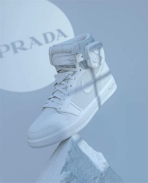 prada x air jordan sneakers